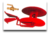 Hose Reel Drum & Shut off Nozzle 